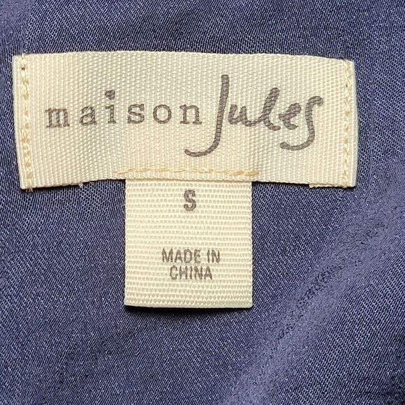 Maison Jules Halter Hi-Lo Mini Dress Sz S - Picture 8 of 12